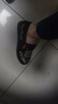 布舍元 傳統(tǒng)布鞋中國(guó)風(fēng)漢服懶人鞋一腳蹬老北京布鞋男311-9020 黑色 41  曬單實(shí)拍圖