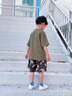 G.DUCKKIDS小黃鴨兒童迷彩服男童夏季套裝短袖褲子中小學生軍訓服夏令營衣服 軍綠 100 建議2~3歲【 90-100cm】cm 曬單實拍圖