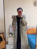 DRPR品牌女裝內(nèi)膽可拆卸長(zhǎng)款派克服女2025冬季新款潮流毛領(lǐng)皮草外套 卡其綠 M 曬單實(shí)拍圖