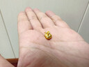 中國黃金（CHINA GOLD）黃金項鏈女士足金柿子吊墜純金七夕情人節(jié)禮物送女友老婆 足金柿子吊墜約0.4g*配銀鏈 曬單實拍圖