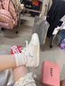 啄木鳥厚底德訓鞋女2025夏季新款網面百搭小白鞋輕便軟底小眾跑步運動鞋 米白色 單層 37 (235mm) 曬單實拍圖