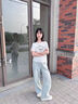 艾卡諾 I.KARNOW女童牛仔闊腿褲2025秋季新款兒童薄款蝴蝶結(jié)直筒褲子女孩秋裝長(zhǎng)褲 13181藍(lán)色牛仔闊腿褲 120 曬單實(shí)拍圖