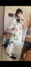 韓菲奴日系甜美lolita洛麗塔斗篷連衣裙夏季小個(gè)子白色蕾絲長裙子系 白色連衣裙+領(lǐng)結(jié) L 175 曬單實(shí)拍圖