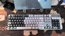 羅技（Logitech） K845機械鍵盤(pán) 電競有線(xiàn)游戲電競機械鍵盤(pán) 104鍵DIY定制鍵帽版 電競鍵盤(pán)吃雞 背光金屬面板 K845青軸+庫洛米鍵帽+桌墊 曬單實(shí)拍圖