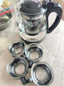 【京東物流】茶壺套裝整套茶具大容量玻璃茶杯帶濾網(wǎng)耐高溫泡茶具 2000ML一壺+四杯套裝 曬單實拍圖