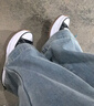 匡威（Converse）官方 Run Star Hike低幫帆布流星厚底鞋黑色168816C 黑色/168816C 38 曬單實(shí)拍圖