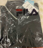 FILA 斐樂(lè )官方男子針織短袖領(lǐng)航POLO衫2025夏季新款時(shí)尚休閑涼感上衣 正黑色-BK 2XL 185/104A/XXL 曬單實(shí)拍圖