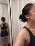 Keep前拉鏈易穿脫運動(dòng)內衣女高強度防震背心式文胸12405 經(jīng)典黑 M  曬單實(shí)拍圖