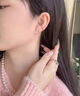 兩世歡s999純銀可愛(ài)HelloKitty耳釘女學(xué)生黨養(yǎng)耳洞睡覺(jué)免摘耳環(huán)足銀耳飾 Kitty貓耳釘一對(duì) 曬單實(shí)拍圖