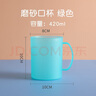 茶花（CHAHUA）磨沙口杯塑料旅行漱口杯情侶牙刷杯帶手柄洗漱杯塑料牙缸 磨砂口杯_天藍色420ml 曬單實(shí)拍圖