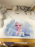 迪士尼（Disney）兒童泳帽女男童3-6-10-12歲不勒頭布料泳帽高彈舒適艾莎游泳布帽 艾莎粉泳帽（0甲醛/舒適不勒頭） 【適合2-8歲，頭圍46-52cm】 曬單實(shí)拍圖