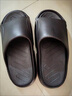 人本拖鞋男情侶厚底居家浴室洗澡運動(dòng)戶(hù)外涼拖鞋女20007 黑黑 40-41 曬單實(shí)拍圖