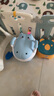 小哈倫兒童馬桶嬰兒坐便器嬰幼兒尿盆小孩寶寶小便器3D軟墊坐墊天藍 曬單實拍圖