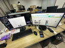 AOCMO24英寸顯示器高清電腦臺式顯示屏22英寸辦公游戲設計低藍光護眼家用監控液晶可壁掛擴展副屏 24英寸直面1K75  窄邊VGA+HDMI接口 帶信號線(xiàn) 曬單實(shí)拍圖