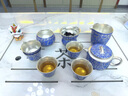 講茗堂名師999鎏銀高檔茶具青花漢瓦壺套裝精美茶壺一壺功夫兩杯禮盒裝 10頭青花古龍紋（茶壺） 曬單實拍圖