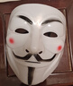 迪柏瑞面具成人男全臉 小丑面具街舞化妝舞會(huì)v字恐怖鬼臉仇殺隊(duì)死神擺 v字面具白色 曬單實(shí)拍圖