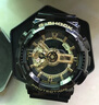 卡西歐CASIO手表 G-SHOCK手表黑金系列 雙顯防水運動學(xué)生電子男士手表 禮盒款 曬單實拍圖