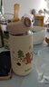 蘇泊爾（SUPOR）兒童保溫杯吸管杯小學(xué)生幼兒園開學(xué)彈蓋水杯316L水杯500mL·杏白 曬單實拍圖