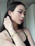 九華山優(yōu)化綠幽靈文玩水晶手串女瑪瑙串珠手鏈七夕情人節(jié)生日禮物送女友 優(yōu)化綠幽靈紅瑪瑙手鏈 曬單實(shí)拍圖