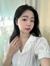 TIME GATHER水晶銀戒指簡約青絲線條鋯石情侶對戒個性男女S925銀活口戒送女友 單女款戒指（S925銀） S925銀（贈精美禮盒+擦銀布） 曬單實拍圖