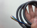 Riksoin雷克森國標3c認證 三插三芯電源線(xiàn)插排插頭帶線(xiàn)家用插座排插自接線(xiàn)10A250v純銅芯編織款單頭裸尾 3.0米【pvc款】國標三插頭-裸線(xiàn)尾 曬單實(shí)拍圖