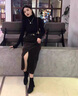 皮爾卡丹（pierre cardin）鄂爾多市100純羊毛衫女秋冬加厚半高領(lǐng)毛衣修身針織內搭打底衫 杏色 M 建議85-95斤 曬單實(shí)拍圖