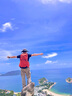 迪卡儂雙肩背包新款MH500戶外旅行徒步登山輕量化背負(fù)系統(tǒng)大容量25L 朱砂橙-25L 曬單實(shí)拍圖