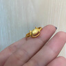 縱歐鹿黃金龍戒指金包銀999生肖龍年合不龍嘴本命年指環(huán)送男女友生日520 合不龍嘴戒指 曬單實(shí)拍圖