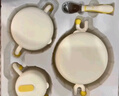 babycare寶寶輔食碗嬰兒注水保溫碗恒溫不銹鋼ppsu兒童寶寶餐具套裝禮盒 艾格白-五件套【不銹鋼內(nèi)膽】 曬單實(shí)拍圖