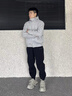 馬克華菲男鞋2025新款夏季透氣爆款增高鞋厚底休閑運(yùn)動(dòng)老爹鞋男款 灰色 36 曬單實(shí)拍圖