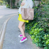 UIWI帆布鞋女夏季女鞋2025新款厚底休閑鞋百搭經(jīng)典街拍板鞋增高鞋透氣 桃紅U172 37 建議拍大一碼 曬單實拍圖