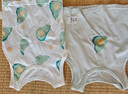 貝瑞加（Babyprints）嬰兒背心2件裝新生兒純棉夏裝初生男女寶寶護肚上衣柔軟 綠66 曬單實拍圖