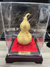 春錦秋鯉絨沙金葫蘆擺件客廳玄關(guān)裝飾90八十大壽禮物長輩老人祝壽禮品 【順豐】RSJ福壽雙全葫蘆大號長2 曬單實(shí)拍圖