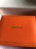 Davena【七夕禮物】蒂瑋娜鞠婧祎同款小別針手表小眾高級(jí)感手鏈表送女友 山嵐綠-甄橙禮盒+手鐲 曬單實(shí)拍圖