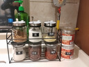JCZS德國品牌廚房玻璃調(diào)料盒調(diào)料罐子調(diào)味瓶調(diào)料組合套裝家用鹽罐密封 4個帶把手+4個不銹鋼勺子送調(diào)料 曬單實拍圖