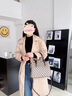 ZHH輕奢名牌大容量手提包包女2025新款百搭斜挎媽媽包時(shí)尚單肩托特包 咖啡色-專(zhuān)柜正品 曬單實(shí)拍圖