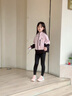 泰蘭尼斯kids女童跳繩鞋中大兒童休閑運(yùn)動(dòng)鞋秋季跑步鞋 粉/蘭30碼 曬單實(shí)拍圖