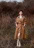 她芙（tafu）品牌女裝風(fēng)衣外套女2025春秋新款時尚氣質(zhì)百搭寬松收腰顯瘦大衣 卡其色（中長款） M 曬單實拍圖