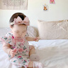 G.DUCK KIDS小黃鴨童裝嬰兒衣服夏季薄款新生兒連體衣中國風(fēng)小碎花爬爬服女寶 粉色 66cm 66碼適合3-6個(gè)月(10-13斤) 曬單實(shí)拍圖