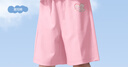 班尼路女童短褲2025夏款女孩時髦洋氣運動褲潮中大童夏季薄款寬松五分褲 曬單實拍圖