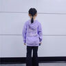 真維斯女童套裝秋季2025新款中大童秋裝連帽衛(wèi)衣開衫兒童春秋休閑外套女 【常規(guī)單件】淺紫/J紫紗蝴蝶結(jié) 130 曬單實拍圖