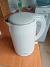 美的（Midea）電熱水壺食品級(jí)316L不銹鋼雙層無(wú)縫一體內(nèi)膽防燙燒水壺 1.7L自動(dòng)智能斷電開水壺SH17M301PRO 曬單實(shí)拍圖