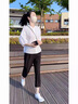 可茵（Keyin）休閑褲女裝套裝2025年夏季新款小個子溫柔風(fēng)獨特休閑襯衫褲子女 襯衫+褲子 M 曬單實拍圖