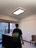復古胡桃木色客廳吸頂燈簡約中古風臥室燈全光譜護眼LED燈具套餐 包安裝套餐1-兩室一廳-三色光 曬單實拍圖
