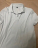 GLM短袖t恤男透氣夏季翻領(lǐng)polo衫速干T恤冰絲感休閑運(yùn)動(dòng)上衣白色XL 曬單實(shí)拍圖