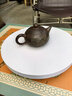 凌云鶴旋轉(zhuǎn)展示臺轉(zhuǎn)盤電動直播產(chǎn)品拍攝自動拍攝架模型拍照臺底座? 【充電+插電】定速款25cm白色+背景板 【360°自動旋轉(zhuǎn) 低聲降噪】 曬單實拍圖
