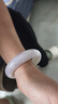 豆蔻時光收藏級玉手鐲 寬條白月光冰種玉髓天然玉石送女友老婆圈口58-59mm 曬單實拍圖
