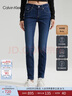 Calvin KleinJeans四季款女士簡(jiǎn)約休閑通勤ck洗水微彈合體版牛仔褲J223294 1BJ-牛仔藍(lán) 27 曬單實(shí)拍圖
