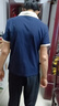 啄木鳥天絲短袖t恤女夏季新款夏裝顯瘦氣質(zhì)翻領(lǐng)POLO衫上衣潮 寶藍(lán)色 3XL 【適合130-145斤】 曬單實(shí)拍圖