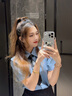 RIK SMITS適用蘋(píng)果16promax手機殼鏡面iphone15新款13/14pro手鏈pro小眾高級感保護套輕奢高級感鑲鉆帶掛繩 漸變銀色羽毛 米妮鏡子-電鍍鏡框+白水晶手鏈繩 iPhone 1 曬單實(shí)拍圖